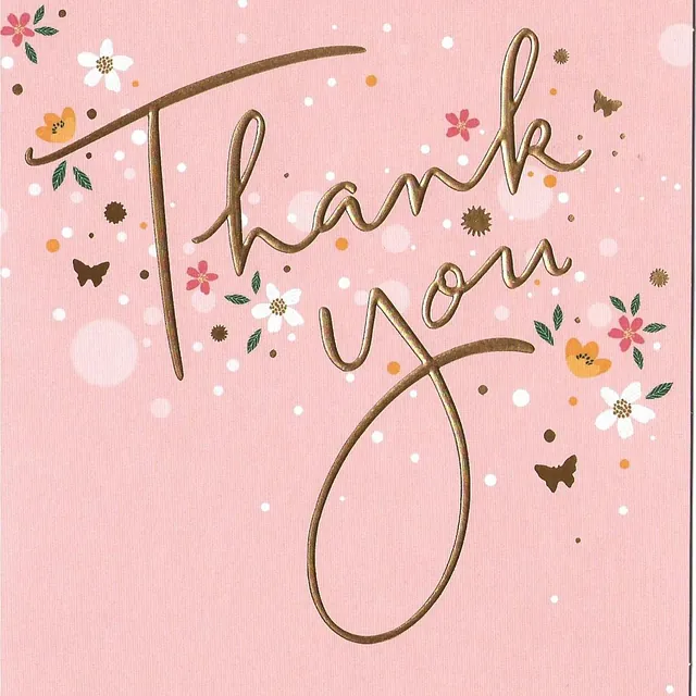 Thank you card