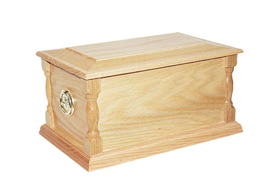 ESSEX SOLID OAK Ash Casket