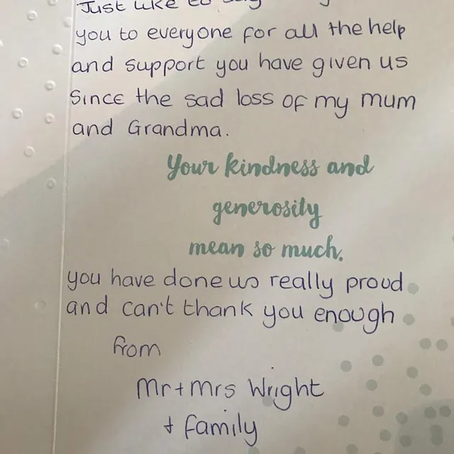 Thank you cards